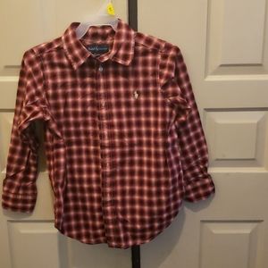 Boys ralph lauren pony button up shirt 5